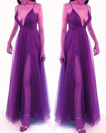 Cargar imagen en el visor de la galería, Purple Prom Long Dresses
