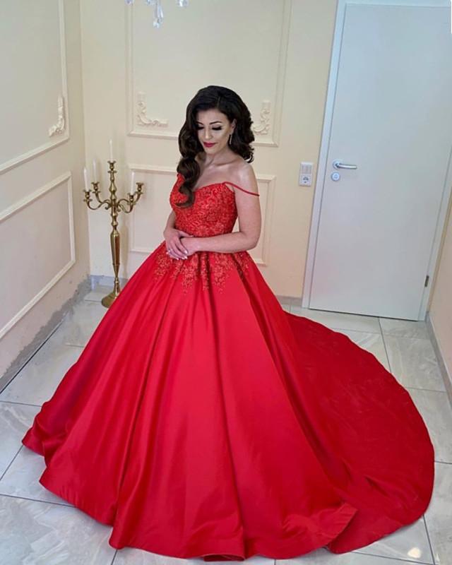 Red Wedding Dress For Bride 2020