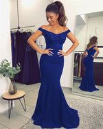 Load image into Gallery viewer, Royal Blue Mermaid Dresses
