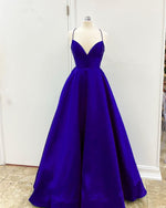 Cargar imagen en el visor de la galería, Royal Blue Prom Dresses 2020 Long
