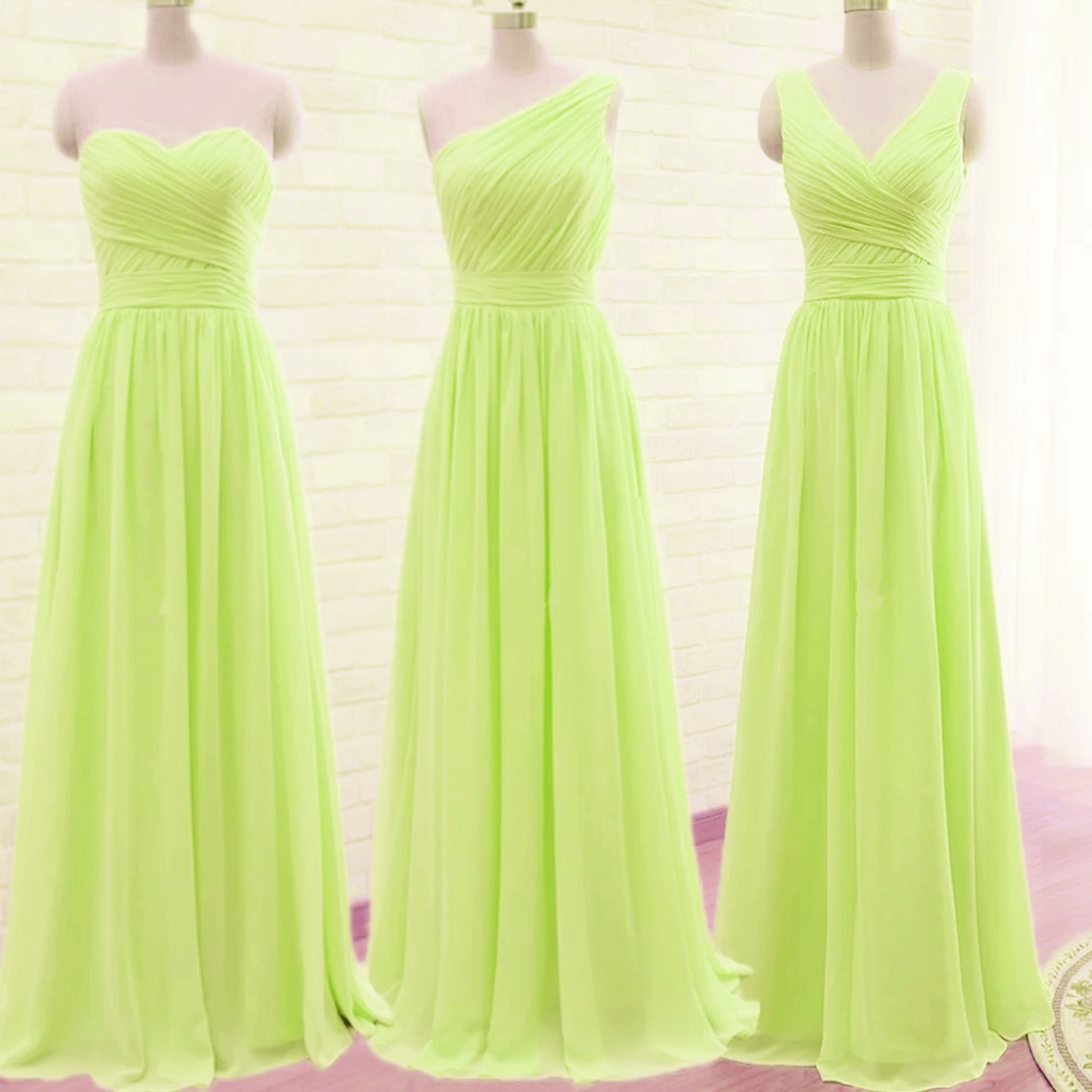 Sage Green Bridesmaid Dresses Mismatch