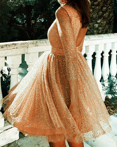 Sleeved Homecoming Dresses