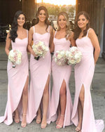 Load image into Gallery viewer, Blush Pink Bridesmaid Dresses 2020
