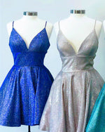 Afbeelding in Gallery-weergave laden, short sparkly homecoming dresses
