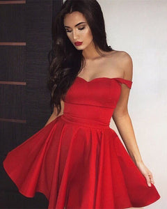 Red Homecoming Dresses Sweetheart