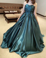 Load image into Gallery viewer, Green Sweetheart Ball Gown
