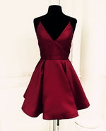 Load image into Gallery viewer, Homecoming-Dresses-Burgundy
