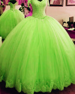 Cargar imagen en el visor de la galería, Lime Green Quinceanera Dresses
