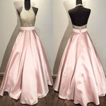 Load image into Gallery viewer, Pale-Pink-Evening-Dress

