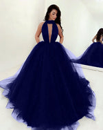 Load image into Gallery viewer, Navy-Blue-Quinceanera-Dresses
