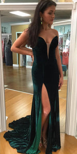 Velvet-Prom-Dress