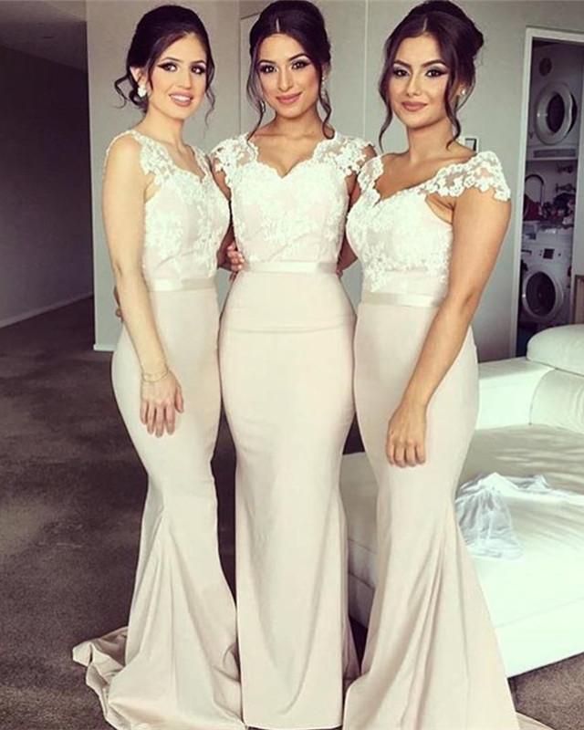 Bridesmaid-Dresses-With-Lace-Sleeves