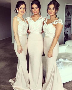 Bridesmaid-Dresses-With-Lace-Sleeves