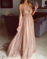 Afbeelding in Gallery-weergave laden, Gold Prom Dresses 2020
