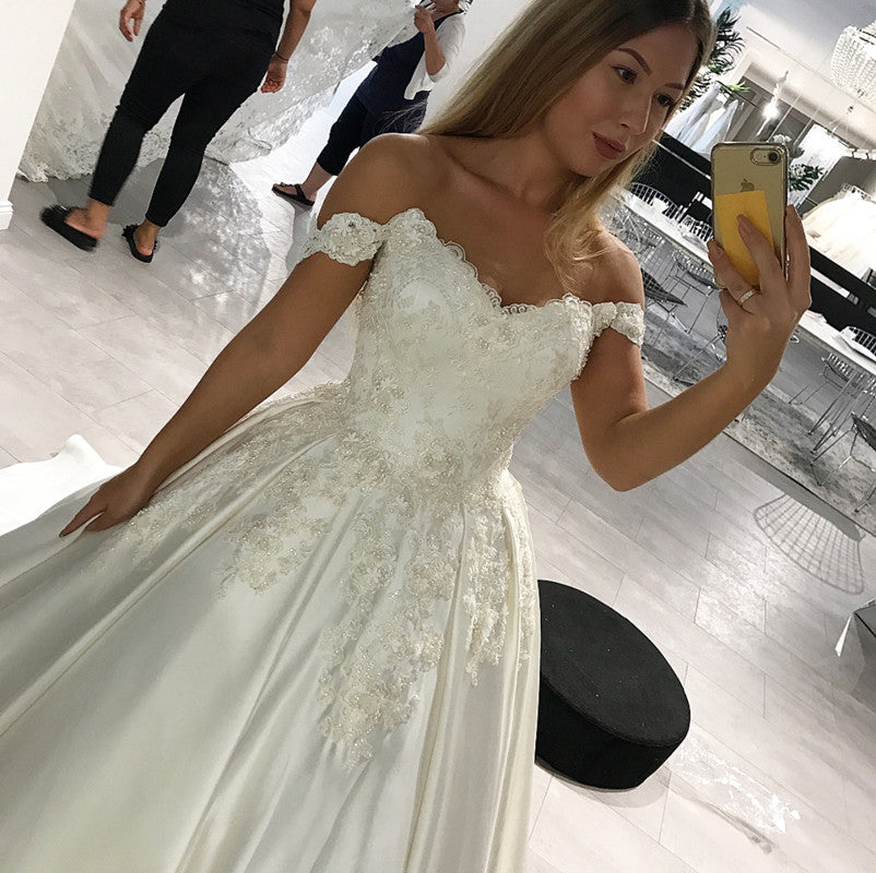 satin-wedding-dresses