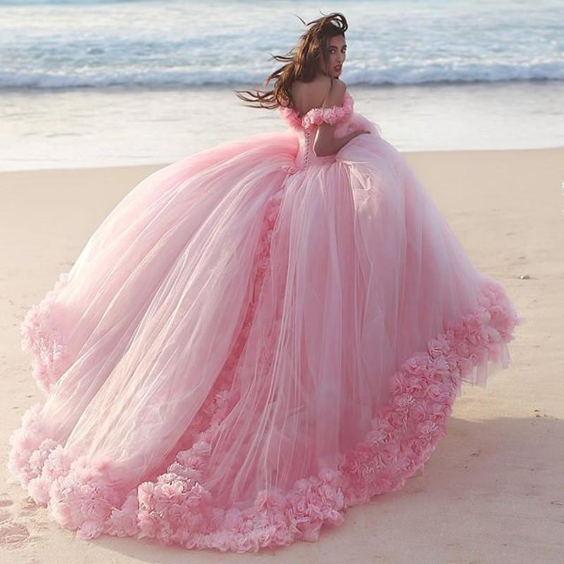 blush pink quinceanera dresses