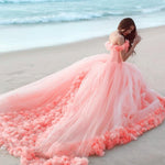 Afbeelding in Gallery-weergave laden, coral pink quinceanera dresses
